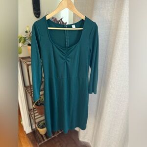 Old Navy Teal Long Sleeve Dress